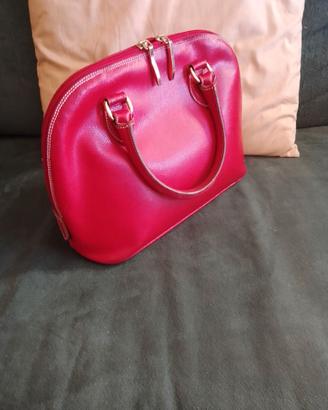 Borsa in pelle rossa