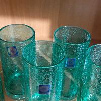 Set RARO 6 bicchieri originali in vetro di Murano 