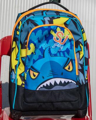 Zaino trolley scuola big x ragazzi SJ Gang - Nuovo