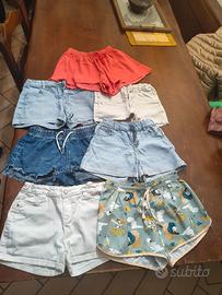 Pantaloncini 12-13 anni Jeans e cotone