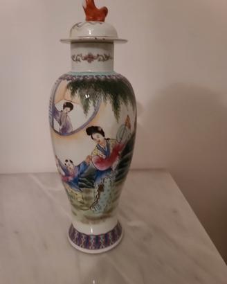 Vaso cinese del fine XIX secolo .