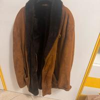Cappotto in montone shearling tg 50 uomo
