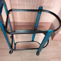 Carrello Portavivande da Salotto Legno e Vetro Aff