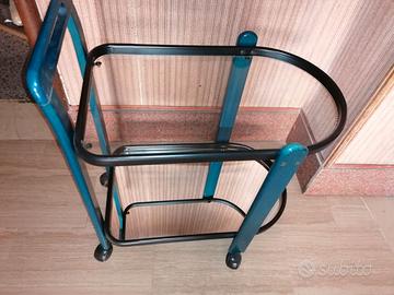 Carrello Portavivande da Salotto Legno e Vetro Aff