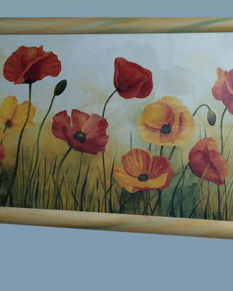 Quadro con stampa fiori