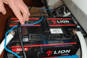 batteria NDS 100 ah di 4 anni + Imanager e display