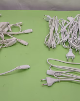 Kit 10 cavi alimentazione bipolare presa italiana