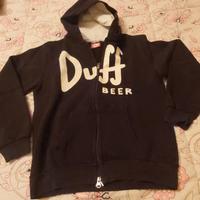 Felpa con zip Duff taglia 10/12 anni