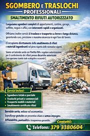 Traslochi e sgomberi