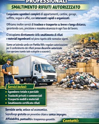 Traslochi e sgomberi