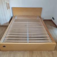 Letto MALM alla francese rete ortopedica in doghe