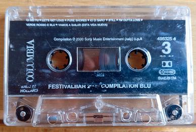 musicassetta Festival Bar Compilation  Blu 2000...