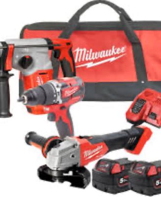 Kit milwaukee m18ppa3-502 nuovo da rivenditore uff