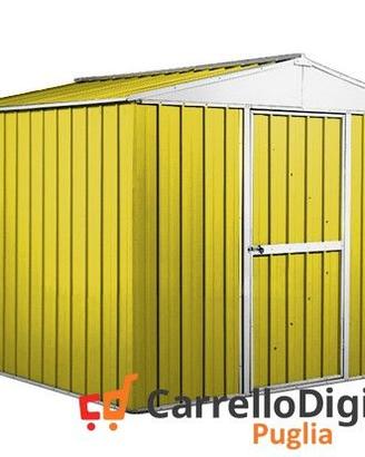 Box deposito porta attrezzi lamiera 276x260 giallo