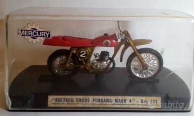 Modellino di moto bultaco cross pursang Mark 4 mod