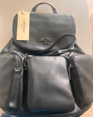 Zaino in  ecopelle nero
