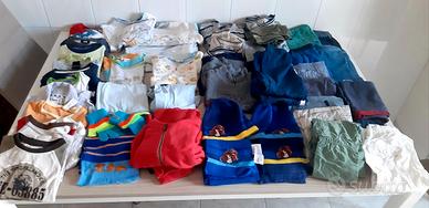 Lotto di 50 pezzi abbigliamento bambino 2 / 3 anni