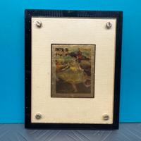 Quadro foglia oro 23kt