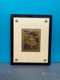 Quadro foglia oro 23kt