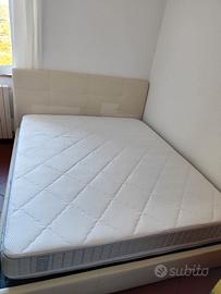 Letto contenitore matrimoniale+ materasso