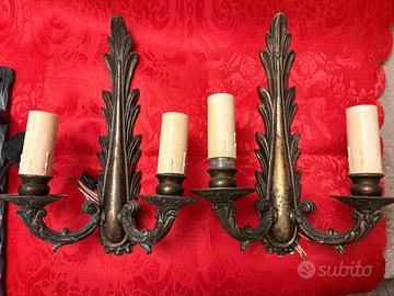 COPPIA DI APPLIQUE DA PARETE