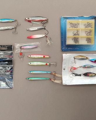 Jig esche artificiali da spinning e slow pitch 