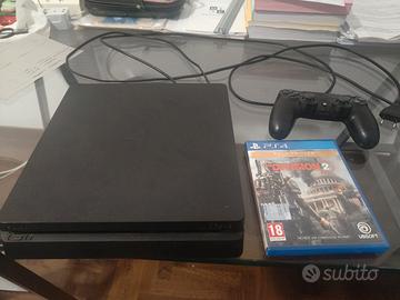ps4 slim + controller+ gioco