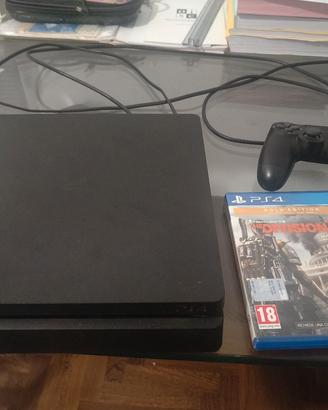 ps4 slim + controller+ gioco