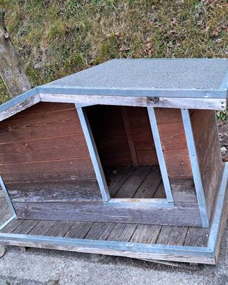 CUCCIA LEGNO CANI DA ESTERNO