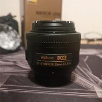 Obbiettivo Nikon 35mm F 1.8