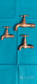 Rubinetti vintage nr.2  3/8" e  nr.1   1/2"