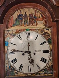 STRAORDINARIO OROLOGIO A COLONNA SCOZZESE XIX SEC