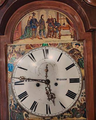 STRAORDINARIO OROLOGIO A COLONNA SCOZZESE XIX SEC