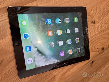 iPad 4 Retina 16GB Cellular vetro rotto