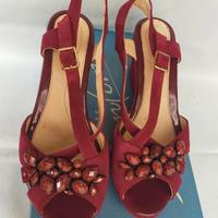 Sandalo a zeppa Stonefly bordeaux mis 38.