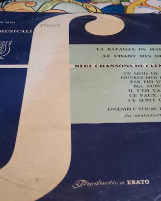 Vinile lp anni 60 - erato fiori musicali