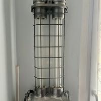 Lampada industriale vintage anni 70
