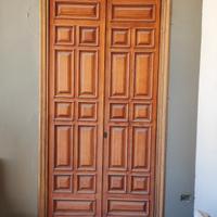 Portoncino ingresso legno massello 