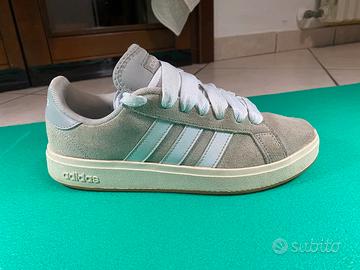 Scarpe taglia 40-suede grigio chiaro