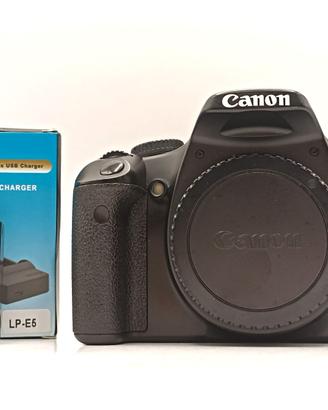 Canon EOS 450D Solo Corpo con Batteria+Caricatore.