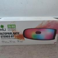 Altoparlante Stereo portatile con LED  nuovo