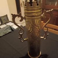Bossolo militare d'epoca.Oggetto da arredamento 