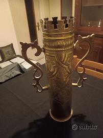 Bossolo militare d'epoca.Oggetto da arredamento 