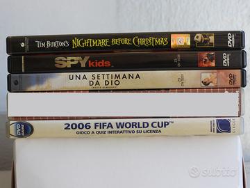 Lotto 4 DVD es: Una settimana da Dio, Spy Kids, ..