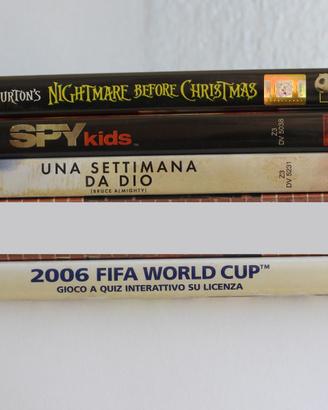 Lotto 4 DVD es: Una settimana da Dio, Spy Kids, ..