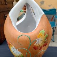 Ferruccio Palazi Vaso in ceramica 'finto legno' 