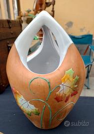 Ferruccio Palazi Vaso in ceramica 'finto legno' 