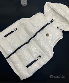 Giubbotto Smanicato Moncler Bianco