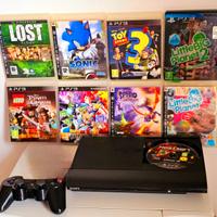 PS3 SUPER SLIM 500GB + giochi MINECRAFT + 1