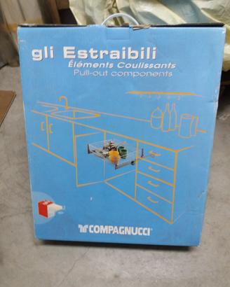 Cesto estraibile modulo cucina 60 Compagnucci